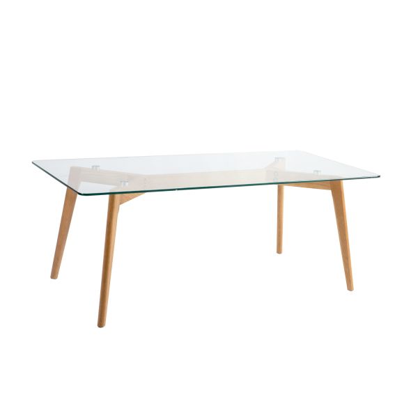 Diivanilaud HELENA 120x60xH45cm, klaas