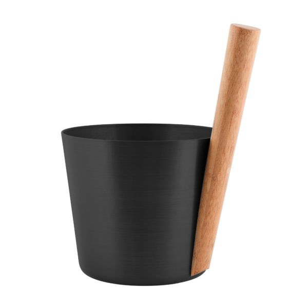 Ведро для сауны RENTO BLACK, 5л