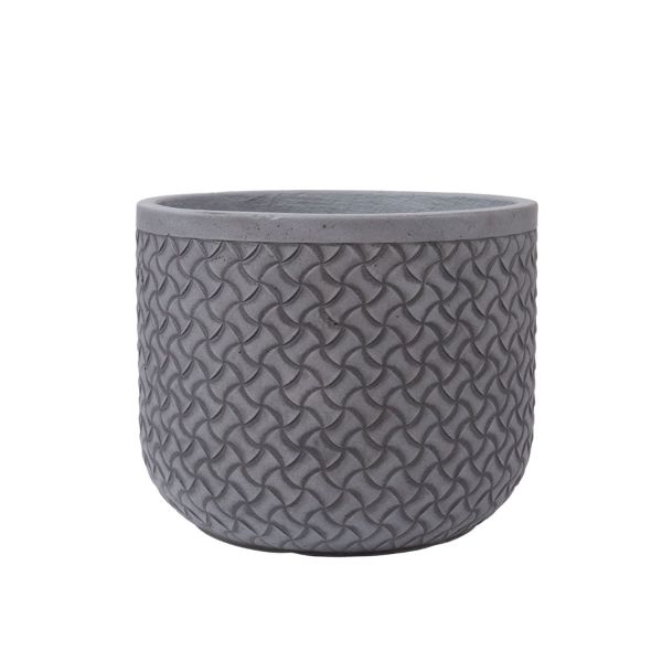 Plant holder SANDY D30xH24.5cm, grey