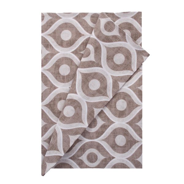 Table mat LONETA NEW 43x116cm, beige motif