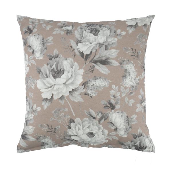 Pillow ZHAO 45x45cm, gray roses