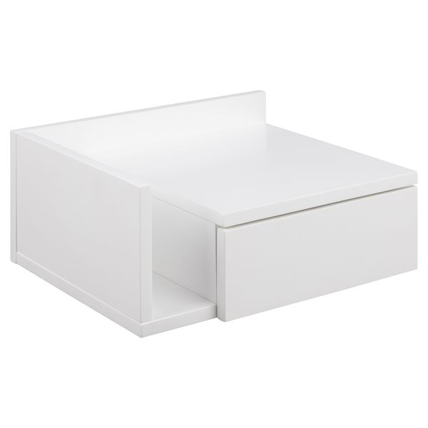 Прикроватная тумбочка ASHLAN 40x32xH16,5cm, белый