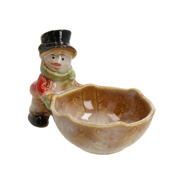 Decoration AMY SNOWMAN 16x10x9.5cm
