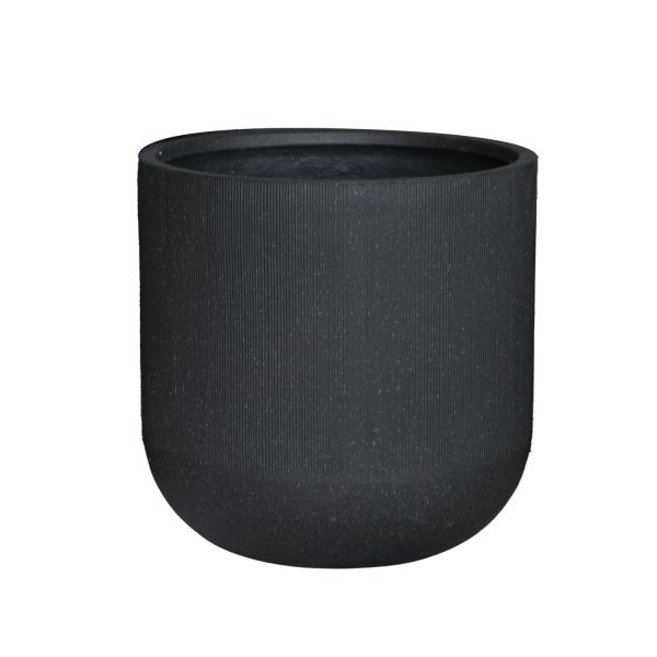 Lillepott SKY STONE D44xH43.5cm, must