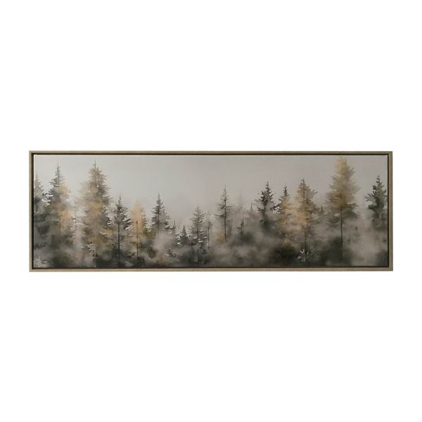 Холст с рамой WALLY 30x90см, еловый лес