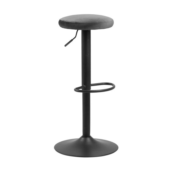 Bar stool FINCH dark grey