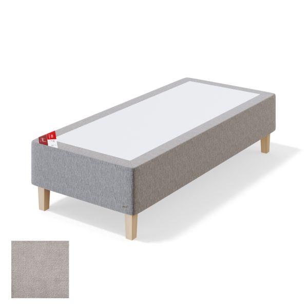 Couch RED POCKET CLIFF 90x200cm, firm, light grey