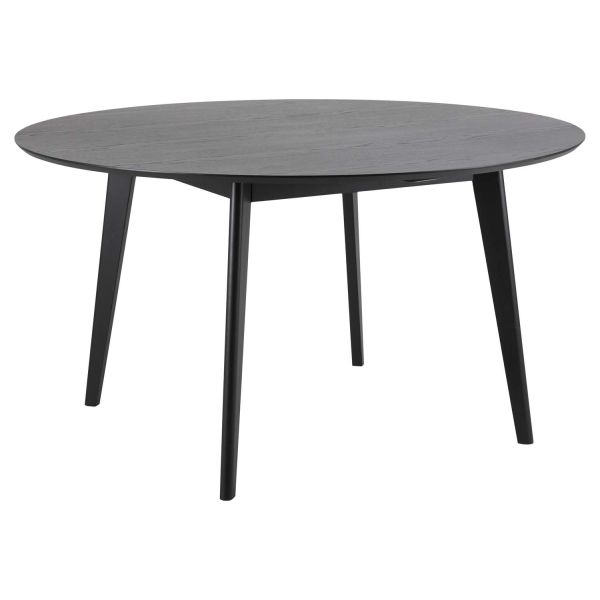 Söögilaud ROXBY D140xH76cm, must