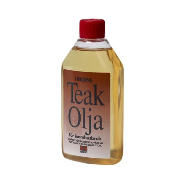 Puiduõli TEAK OLJA HERDINS, 250ml, sise