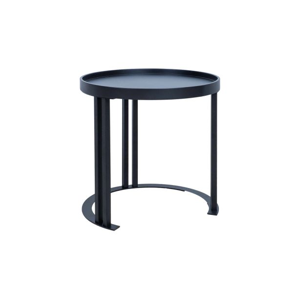 Приставной столик KEIRA D50xH50cm, черный