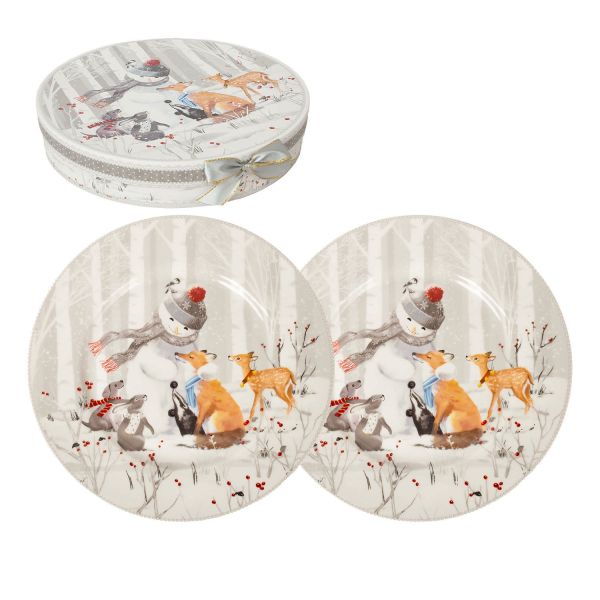 Taldrikud MIA SNOW 2tk D26cm, kinkekarbis