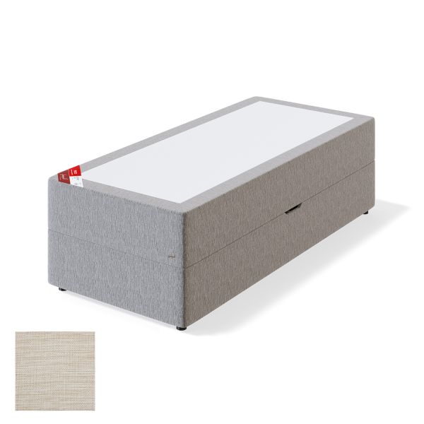 Couch RED POCKET STORAGE MANGO 80x200cm, firm, light beige