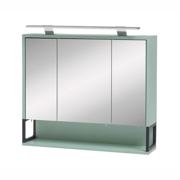 Peegelkapp LED-valgustusega LIMONE 70x16xH61-68cm, münt