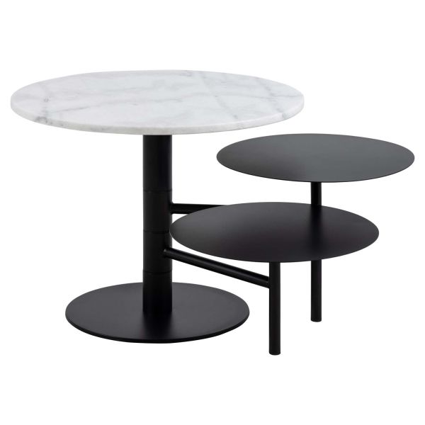 Coffee table LAHTI D60xH47cm, white