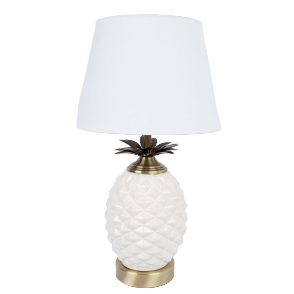 Table lamp ANANAS H45cm, white