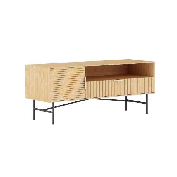 TV-laud BASSEL 120x40xH50cm, 3D melamiin