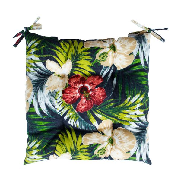 Toolikate SUMMER FLOWER 40x40cm, tume lillemuster