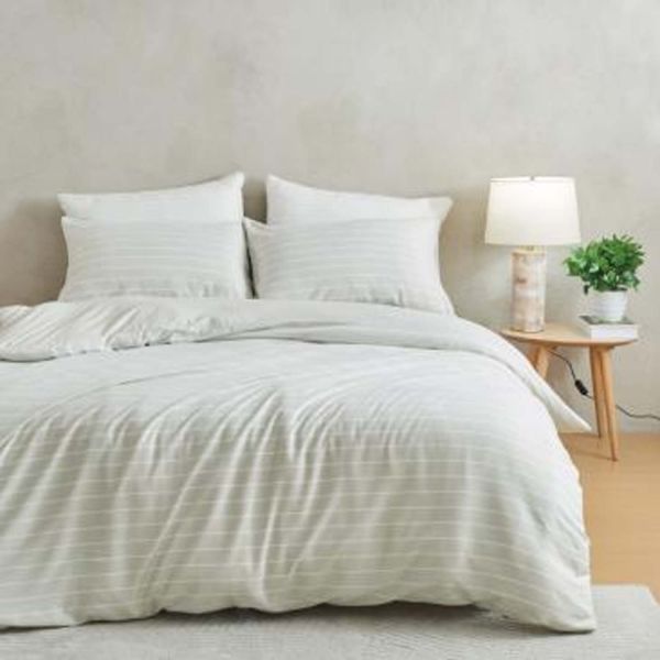 Voodipesukomplekt STRIPE RIOS 140x200cm 1tk, 50x75cm 1tk