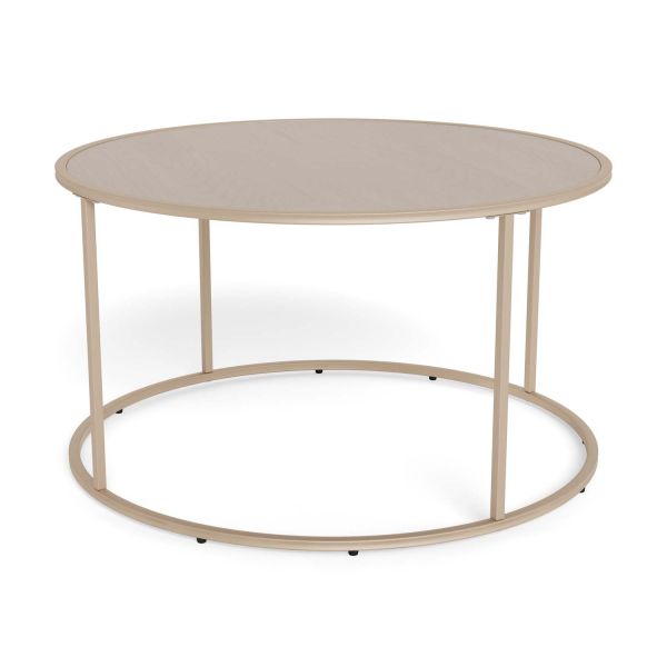 Coffee table SEAFORD D80xH45cm, grey