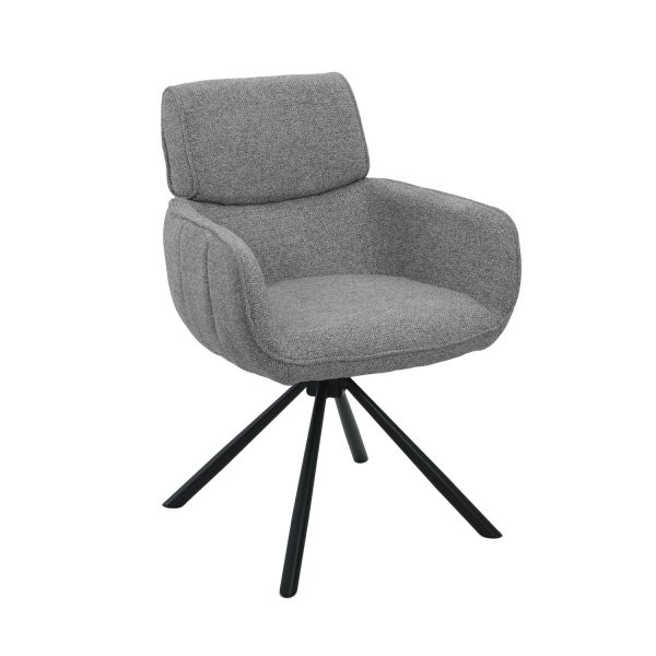 Chair GRANE rotating, grey