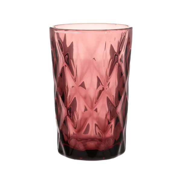 Drinking glass high CORAL 350ml, purple
