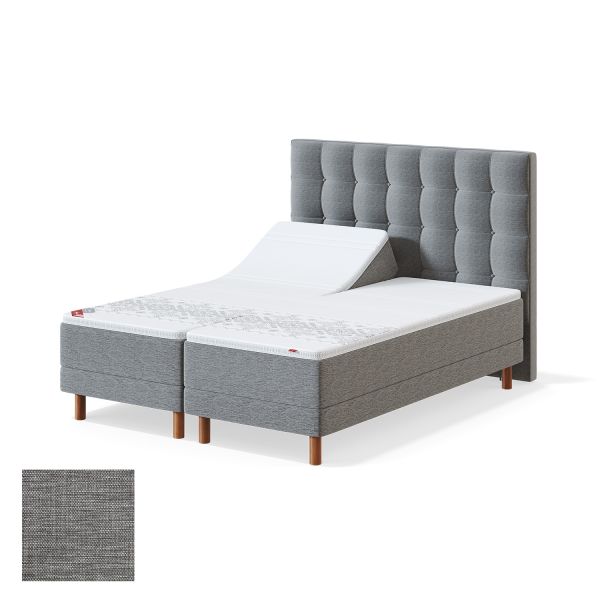Motor bed RED MANGO 160x200cm, firm, light grey