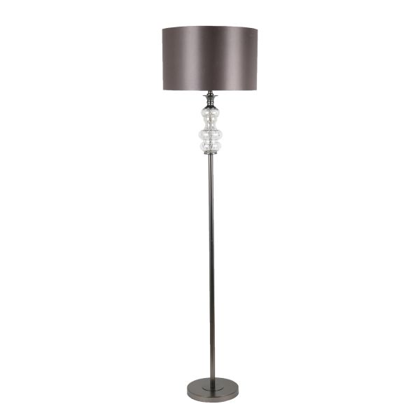 Põrandalamp LUXO H167cm, antiikhõbe