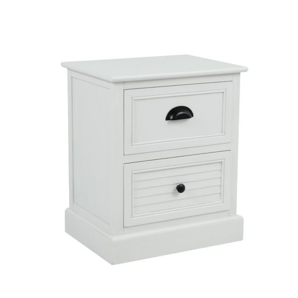 Nightstand MELDON 45x35xH55cm, white