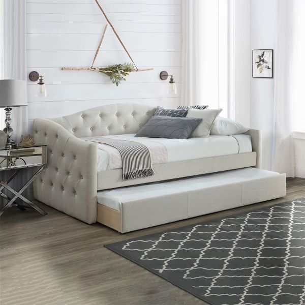 Bed ATLANTA 90x200cm, grey