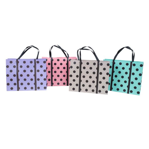 Подарочный пакет DOT M, 32x26x10см, микс