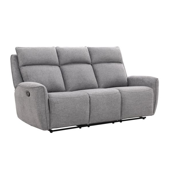 Diivan MAREN 3-kohaline manuaalne recliner, hall