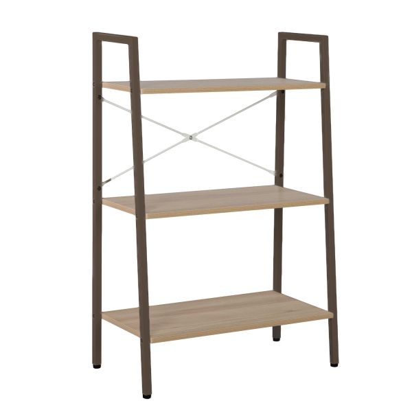 Riiul SANCIA 64x34xH97cm, tamm/pruun