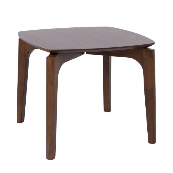 Side table HAYDIE 60x60xH50cm, walnut