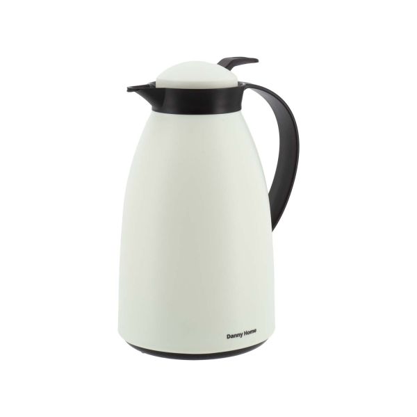 Termoskann JUG 1L klaasist, valge