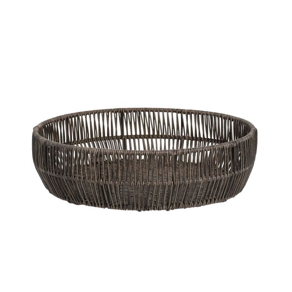 Basket BASILE D36/32xH10cm, dark