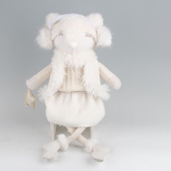 Decoration FAB EMMA H54cm, fox, white