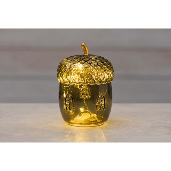 LED-valgusti ACORN H16cm roheline, taimer 6h