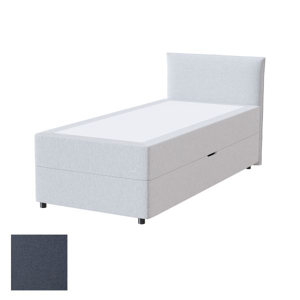 Kušett BLUE STORAGE AGGE 90x200cm, keskmine, tumesinine