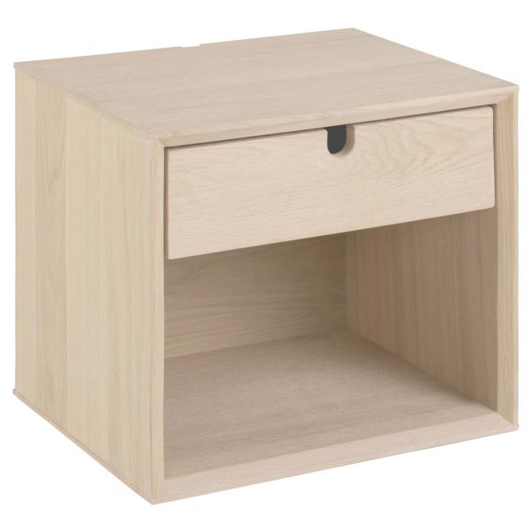 Nightstand CENTURY 37x32xH33cm, light oak