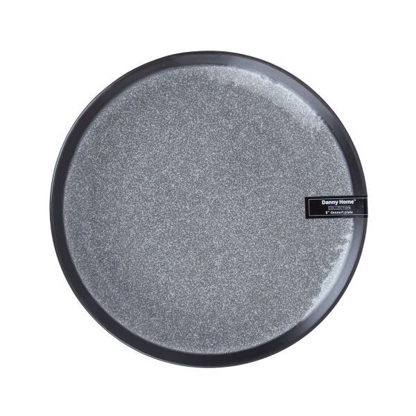 Taldrik RITA D20cm, must/hall
