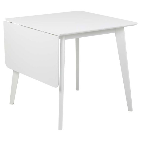 Söögilaud ROXBY 80/120x80xH76cm, valge