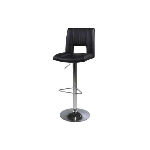 Bar stool SYLVIA black/chrome