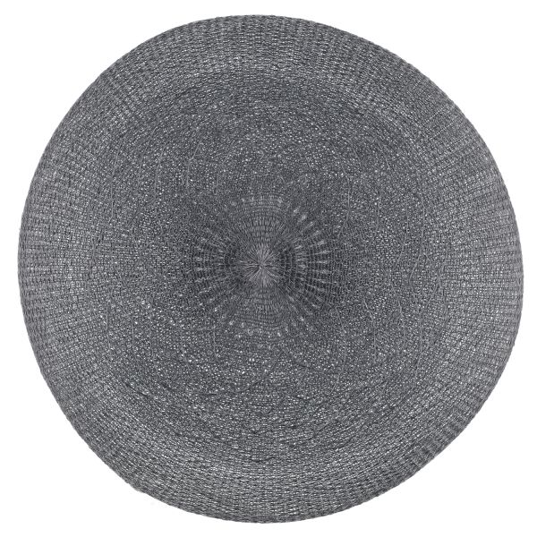 Place mat SILJE D38cm, grey