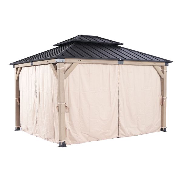 Боковые шторы для навеса CEDAR 3,36x3,9м