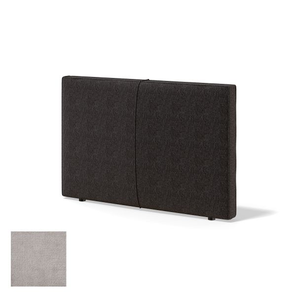 Headboard RED/BLACK PILLOW CLIFF 160cm, light grey