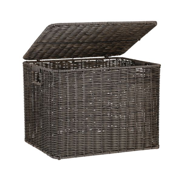 Korv BASILE 39x31xH29cm, tumepruun