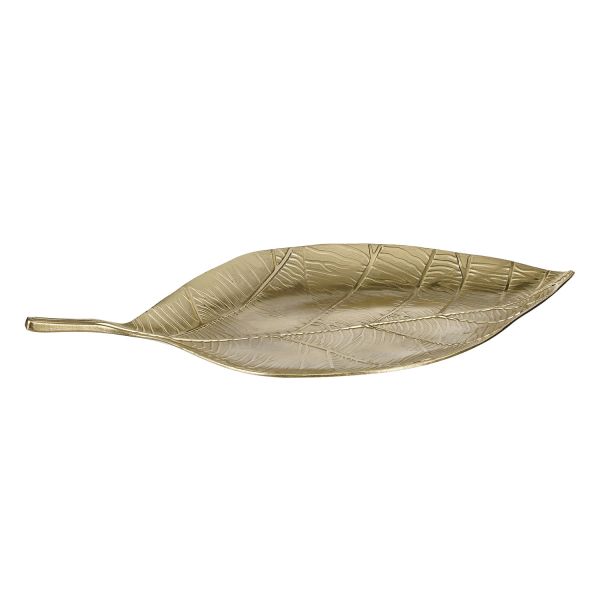 Kandik LEAF 44x23cm, kuldne