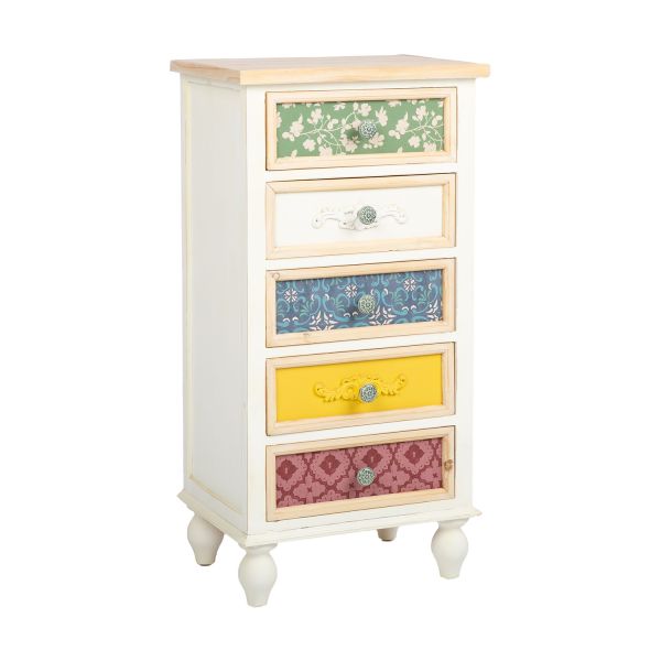 Cabinet BIANCA 48x35xH97cm, antique white