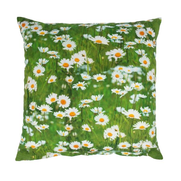 Подушка HOLLY 45x45см, ромашки