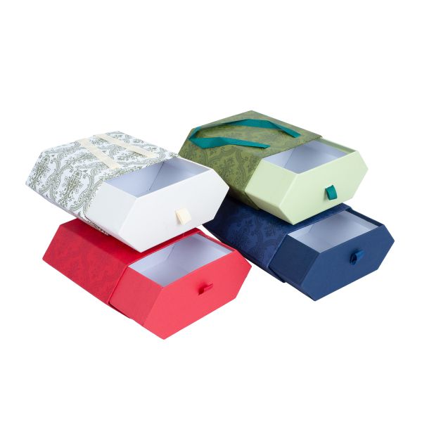 Коробка EDENY H15см, с ящиком, микс